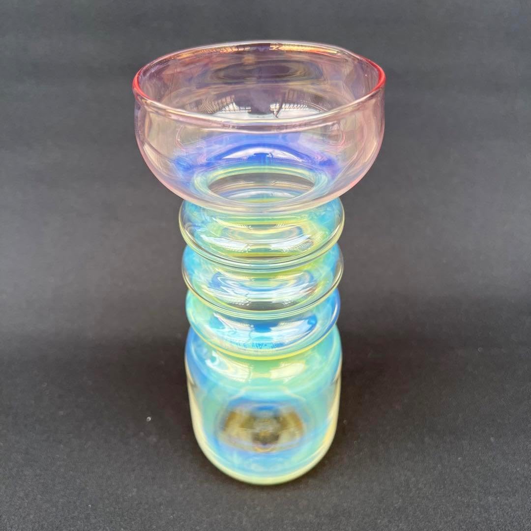 Xodas 花瓶 ボロシリケートガラス シルバーフューム 花瓶